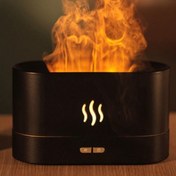 تصویر دستگاه بخور سرد وخوشبو کننده طرح شعله ا flame aroma diffuser flame aroma diffuser