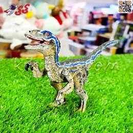 فیگور دایناسور ولاسیراپتور آبی کوچک اسباب بازی Velociraptor 5007