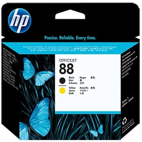 تصویر هد پلاتر 88 قرمز و آبی اچ پی HP red and blue plotter head