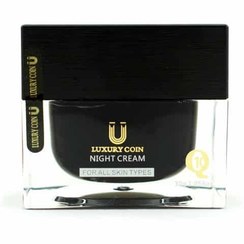 تصویر کرم شب لاکچری کوین 30 گرم luxury coin night cream 30gr