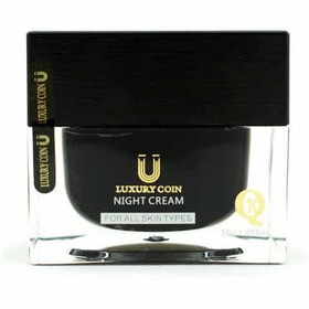 تصویر کرم شب لاکچری کوین 30 گرم luxury coin night cream 30gr