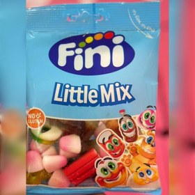 تصویر پاستیل بدون گلوتن 90 گرم little mix پاستیل 90 گرم fini ترش و شیرین