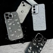 تصویر قاب شفاف رزین پاپیون مروارید مناسب برای گوشی موبایل شیائومی ردمی Xiaomi Redmi Note 9S / Note 9 Pro / Note 11S / Note 11 4G / Note 11 Pro / Note 12 4G / Note 12 Pro 4G / Note 13 4G / Note 13 Pro 4G / Poco X3 / X3 Pro 