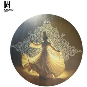 تصویر دف نوجوان شاهو طرح رقص سما سایز ۳/۴ 