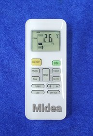 تصویر کنترل کولر گازی مویا Midea