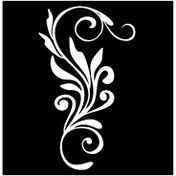 تصویر شابلون باتیس آرت طرح گل کد 436 