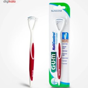 تصویر مسواک زبان پاک کن جی یو ام با زبری متوسط 