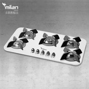 تصویر اجاق گاز صفحه ای میلان مدل G307 ا Milan(Millad) hob G307 Milan(Millad) hob G307