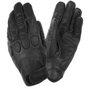 تصویر دستکش موتورسیکلت مردانه و زنانه چرمی GIG PRO مشکی Tucano Urbano 