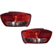 تصویر چراغ خطر عقب جمع ساز مناسب تیبا ۲ جفت چپ و راست بدون سوکت و لامپ 