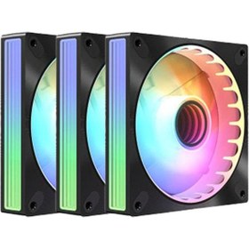 تصویر فن کیس لاجی کی مدل F328 BK 