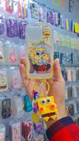 تصویر قاب فانتزی باب اسفنجی آویز دار شیائومی پوکو ایکس ۳ Disney case xiaomi poco x3/x3pro