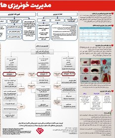 تصویر پوستر مدیریت خونریزی مامایی (مسیر بالینی تشخیص و درمان خونریزی مادر پس از زایمان) - خونریزی بارداری 