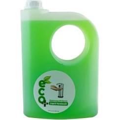 تصویر مایع دستشویی ایکومویست سبز حاوی گلیسیرین حجم 3750 میلی لیتر Eco moist green toilet liquid containing glycerin 3750ml