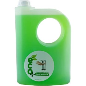 تصویر مایع دستشویی ایکومویست سبز حاوی گلیسیرین حجم 3750 میلی لیتر Eco moist green toilet liquid containing glycerin 3750ml