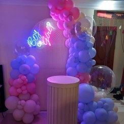 تصویر دکور بادکنک آرایی تعیین جنسیت 