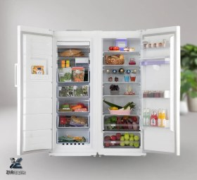 تصویر یخچال فریزر دوقلو ۳۲ فوت امرسان مدل R16H-F16H 