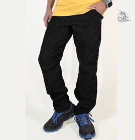 تصویر شلوار مگا Yugi- مخمل کبریتی مشکی 