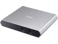 تصویر US3310 2-Port 4K HDMI USB-C KVM Dock Switch with Power Pass-through