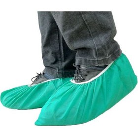 تصویر کاور کفش نایلونی یکبار مصرف بسته 100 عددی | shoe covers 