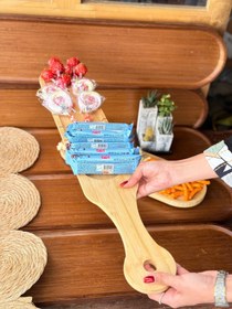 تصویر تخته چوبی بامبو 