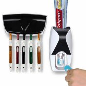 تصویر جا مسواکی و خمیردندان ریز اتوماتیک Creative ا Creative Automatic Toothbrush And Toothpaste Holder Creative Automatic Toothbrush And Toothpaste Holder