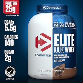 تصویر پروتئین وی 100 الایت دایماتیز WHEY ELITE 100% DYMATIZE 