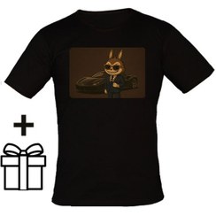 تصویر تیشرت لبوبو پسرانه طرح Boy Labubu 2 + هدیه 