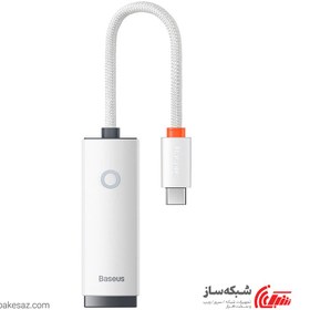 تصویر مبدل USB-C به LAN باسئوس WKQX000202 Adapter Baseus WKQX000202