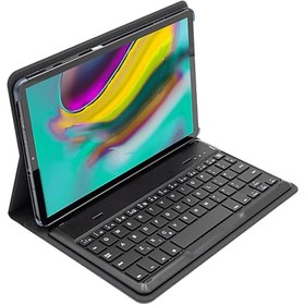 تصویر کاور کیبورددار تارگوس Targus Slim Bluetooth Keyboard Case for Galaxy Tab S6 Lite 