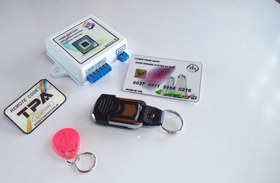 تصویر درب بازکن کارتی +ریموتی توکار (1000 کاربر) 