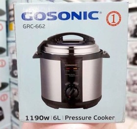 تصویر زودپز گوسونیک مدل GRC662 ظرفیت ۶ لیتر 