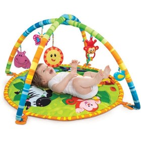 تصویر تشک بازی جنگل وین فان Jungle Pals Playmat 000827