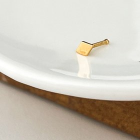 تصویر پیرسینگ بینی لوزی 