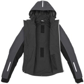 تصویر موتور ژاکت Hoodie H2Out Ii قرمز سیاه اسپیدی Spidi 