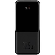 تصویر پاوربانک بیسوس مدل 22.5W Elf PPJL010001 ظرفیت 10000mAh همراه 2 کابل متصل Baseus PPJL010001 Elf Digital Display 10000mAh 22.5W Power bank