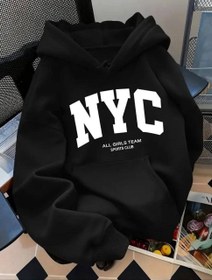 تصویر هودی NYC توکرکی - مشکی 100455