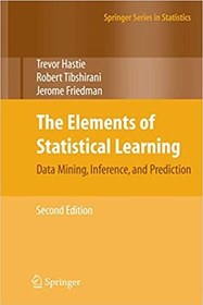 تصویر جلد معمولی سیاه و سفید_کتاب The Elements of Statistical Learning: Data Mining, Inference, and Prediction, Second Edition (Springer Series in Statistics) 2nd Edition 