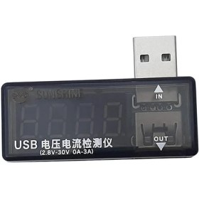 تصویر تستر درگاه USB سانشاین مدل SS-302 