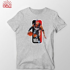 تصویر تیشرت طوسی بسکتبال (آلن آیورسن) 