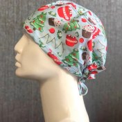 تصویر کلاه جراحی طرح دار لاکرا چیزگی مدیکال طرح کاپ کیک 