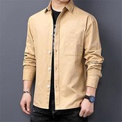تصویر پیراهن جین استریت باریک ZHCWT برای مردان لباس راحتی کلاسیک مردانه آستین بلند (رنگ: C، اندازه: L2xl) 