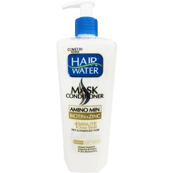 تصویر ماسک مو کامان مدل Amino Min Biotin + zinc حجم 400 میلی لیتر 