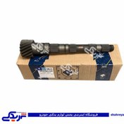 تصویر شفت خروجی پژو 206 17 دندانه گیربکس 17*73 دندانه ایساکو 1020114599 