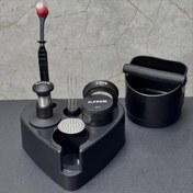 تصویر ست تجهیزات قهوه 8 تیکه سایز 51 قلبی 