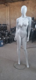 تصویر مانکن زنانه کد 6 سفید 