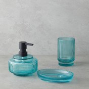 تصویر ست سرویس بهداشتی 3 پارچه انگلیش هوم آگاتا آبی 