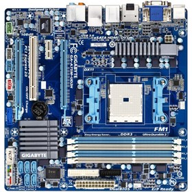 تصویر باندل مادربرد گیگابایتGIGABYTE - A75M UD2H و پردازنده Amd A6 3500 به همراه فن AMD استوک Motherboards GIGABYTE A75M-UD2H +CPU A6 3500+ FAN