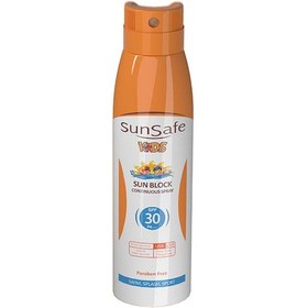 تصویر اسپری ضد آفتاب کودک SPF30 سان سیف 