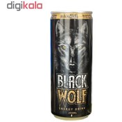 تصویر نوشیدنی انرژی زا بلک ولف 250 میل ا black wolf black wolf